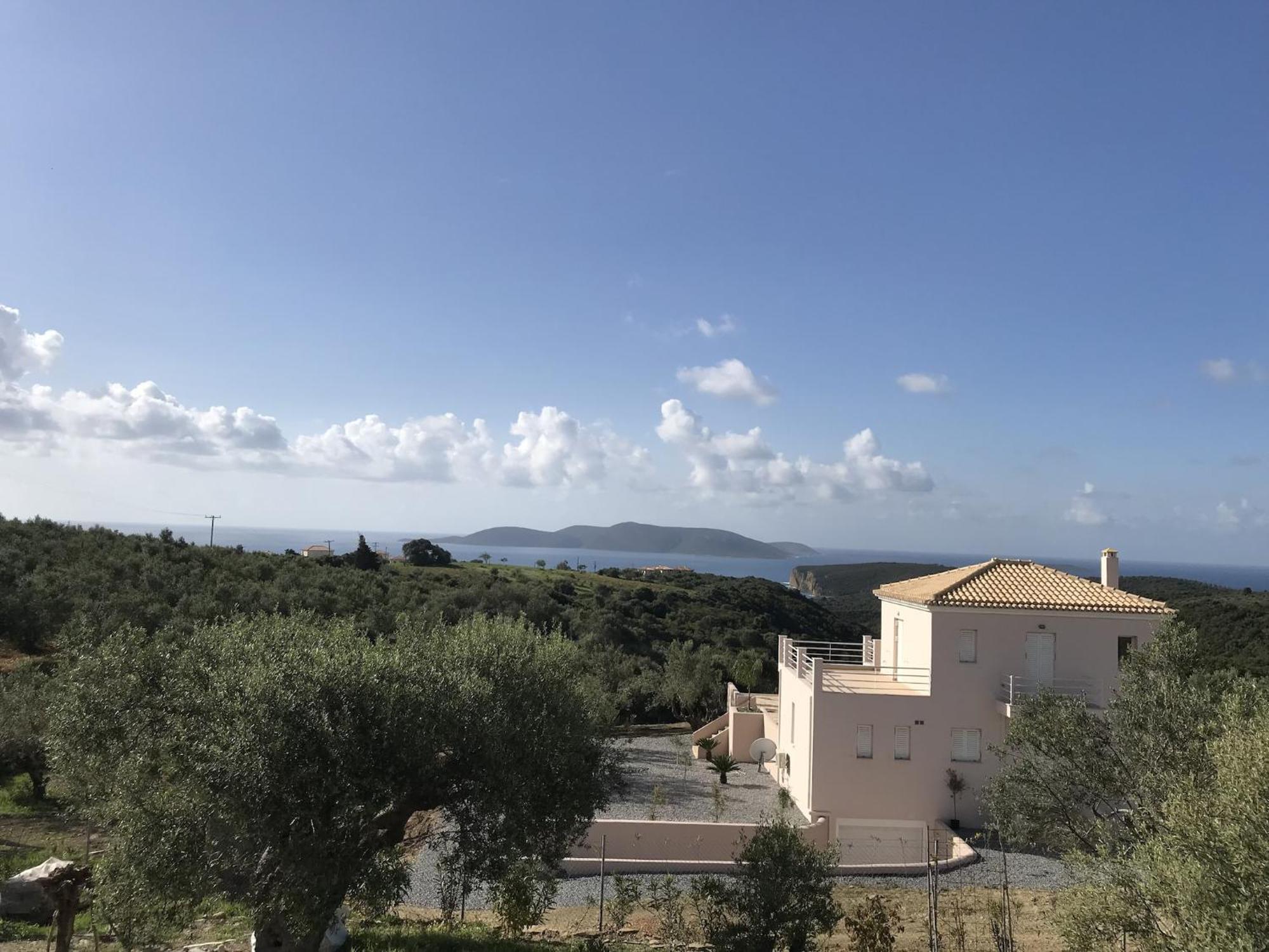 Luxurious Villa In Peloponnese With Swimming Pool Kamária エクステリア 写真