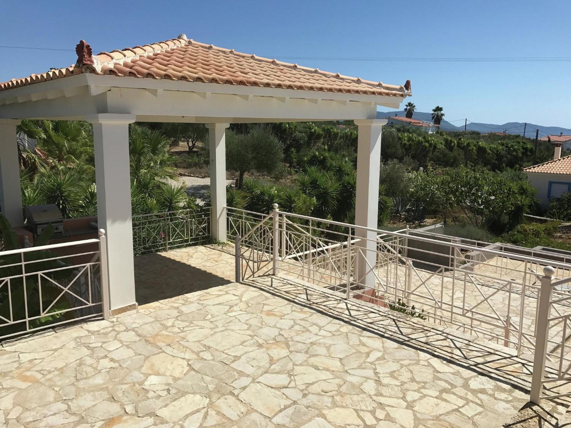 Luxurious Villa In Peloponnese With Swimming Pool Kamária エクステリア 写真